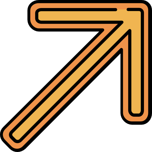 Diagonal arrow